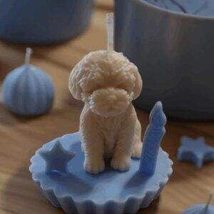 Paw-some Dog Birthday Candle